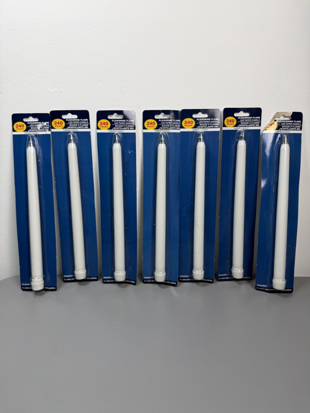 Luminessence SevenFlameless LED Taper Candles,10-1/2” **USA SELLER*FAST SHIPPING